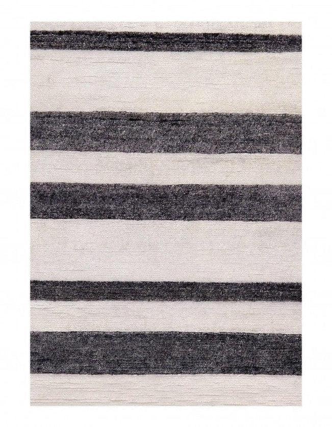 Canvello Gray Modern Bamboo silk Rug 8'x10' - Canvello