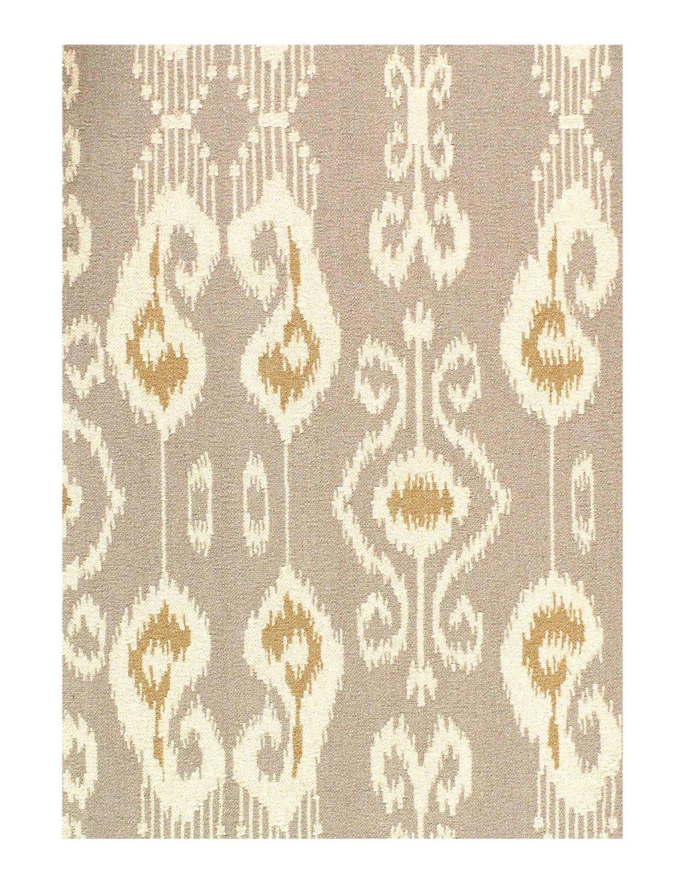 Canvello Gray Modern Flat Weave Rug - 6' X 9' - Canvello