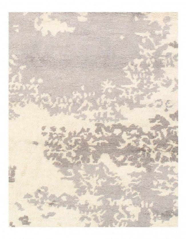 Canvello Gray Modern Hand Knotted Rug - 8' X 10' - Canvello