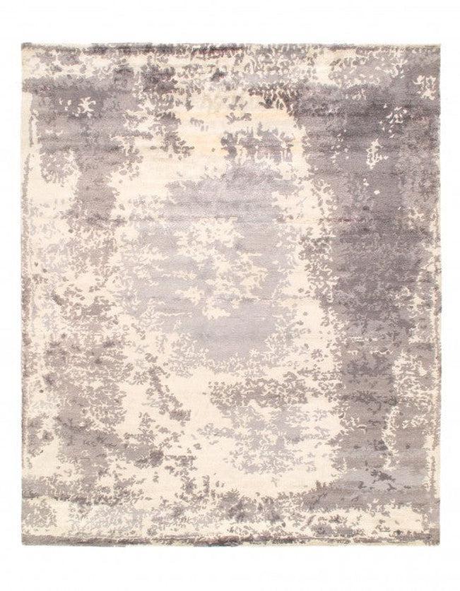 Canvello Gray Modern Hand Knotted Rug - 8' X 10' - Canvello