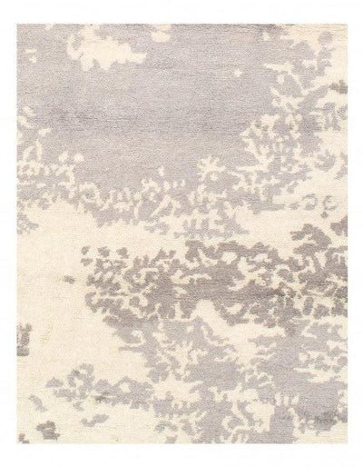 Gray Modern Hand Knotted Rug - 8' X 10'