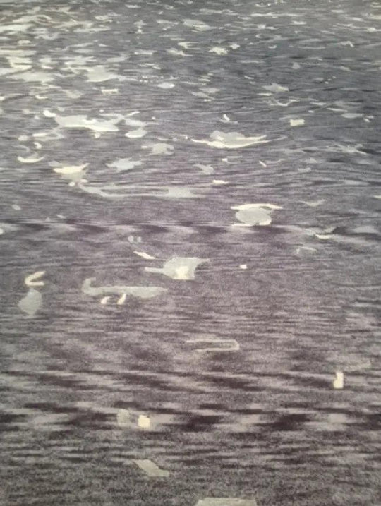 Canvello Gray Modern Nepal Silk & Wool Rug - 5'5" X 8'1"