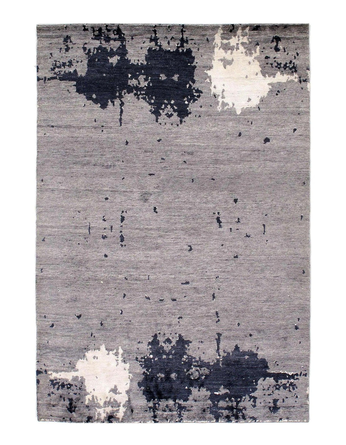 Canvello Gray Modern Rug - 5'6" X 8'