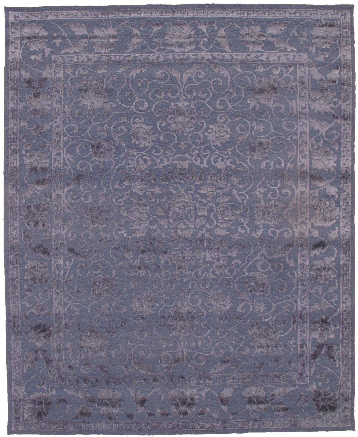 Canvello Gray modern Rug - 8' x 10'