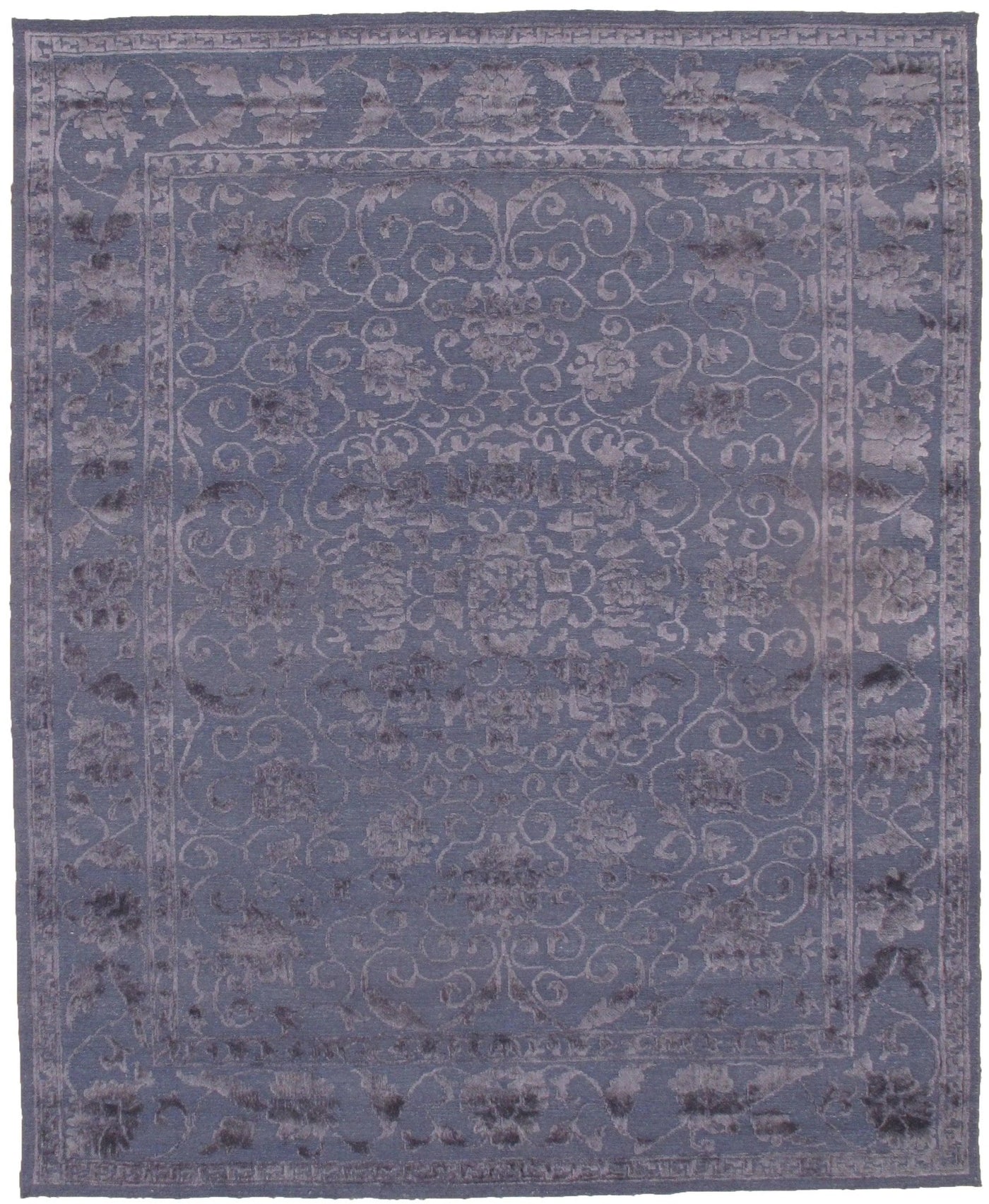 Canvello Gray modern Rug - 8' x 10' - Canvello