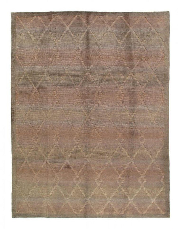 Canvello Gray Modern Tibetan 9' x 12'