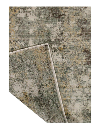 Canvello Gray Modern Wool & Bamboo Silk Rug - 5' x 8' - Canvello