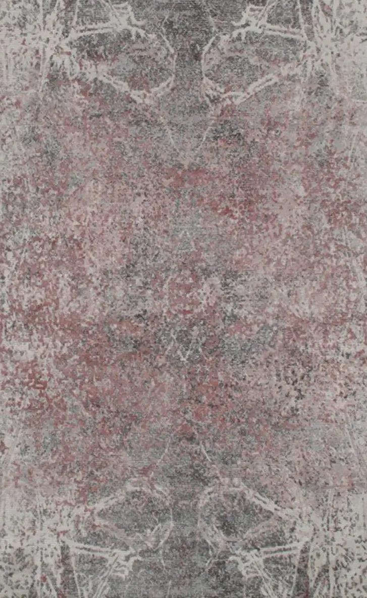 Canvello Gray Modern Wool & Bamboo Silk Rug - 5' X 8' - Canvello