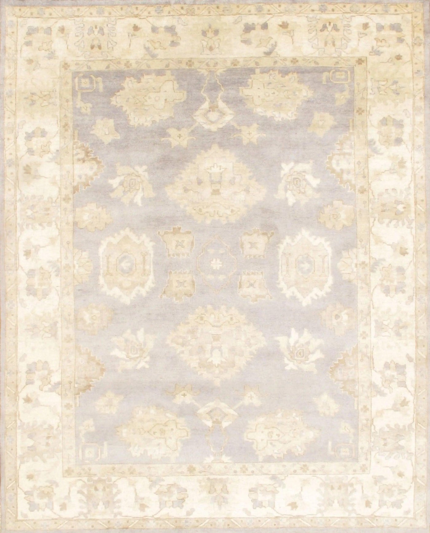 Canvello Gray Oushak Rug - 8'1" X 10' - Canvello