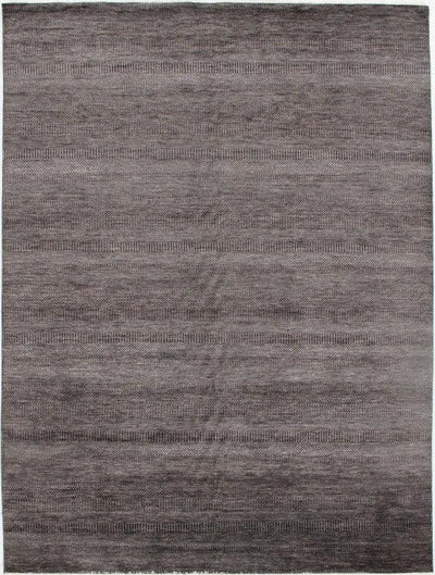 Gray Savannah Grass wool & silk 9' x 12'