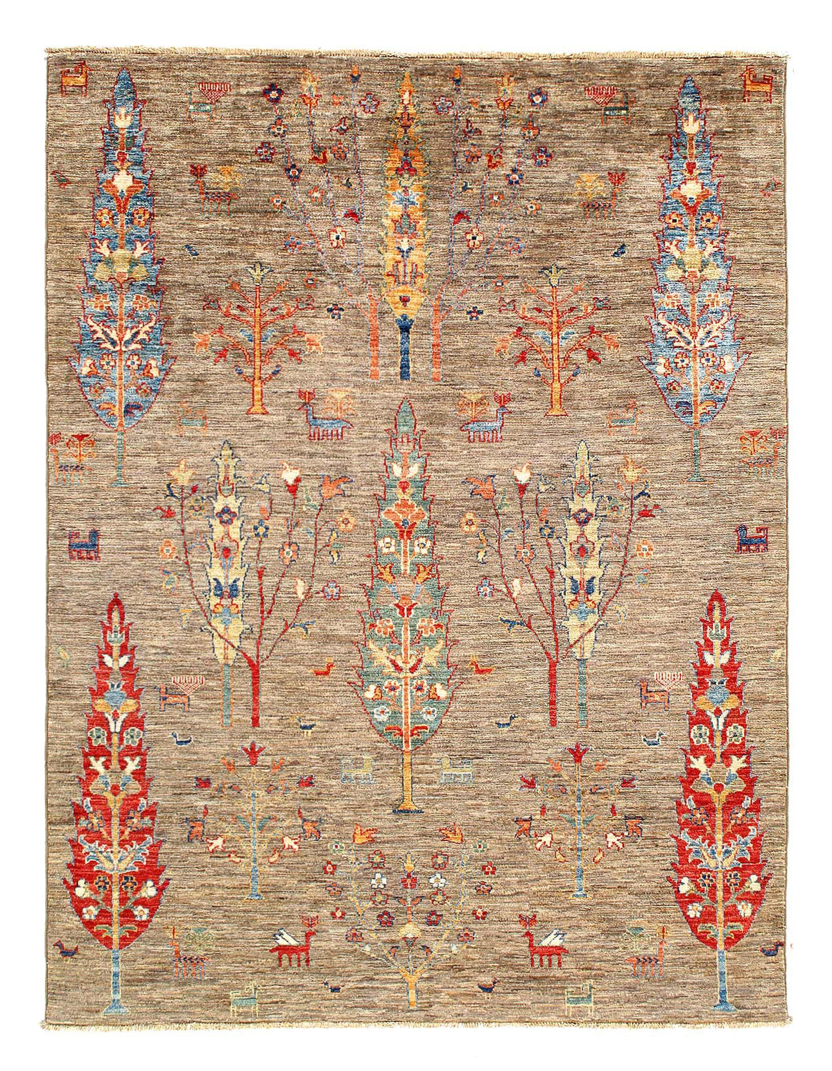 Alfombra Kazak antigua anudada a mano Canvello - 4'11'' X 6'6'' 