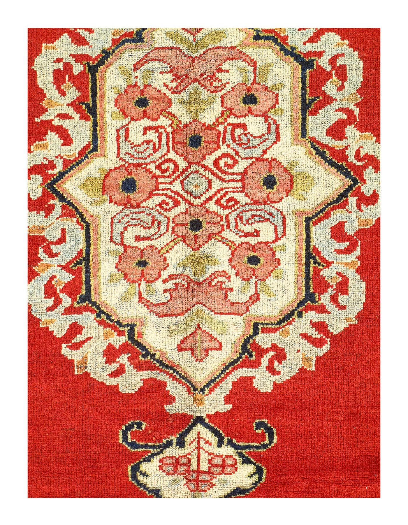 Canvello Hand-Knotted Antique Mahal Rugs - 8'9'' X 11'8''