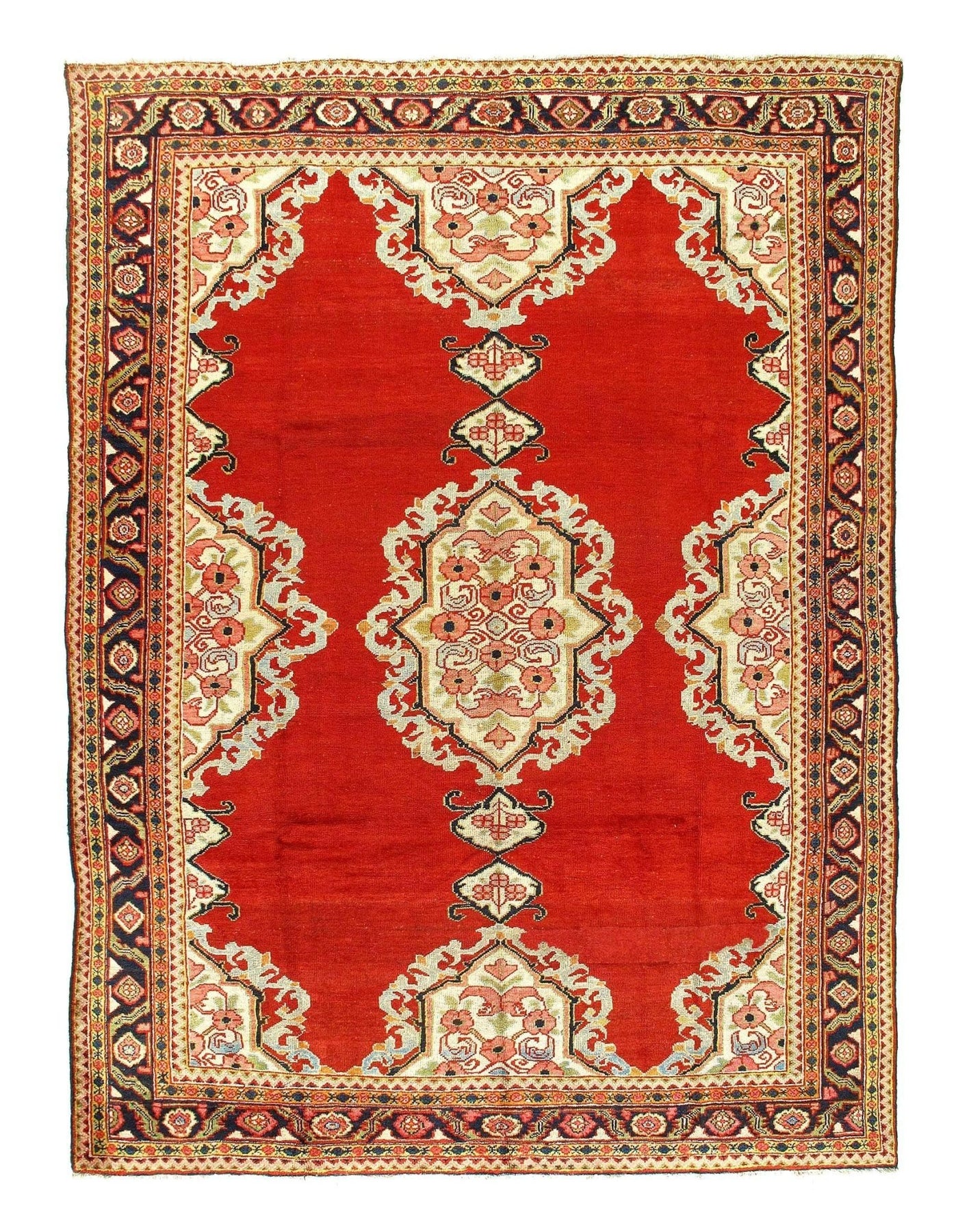 Canvello Hand - Knotted Antique Mahal Rugs - 8'9'' X 11'8'' - Canvello