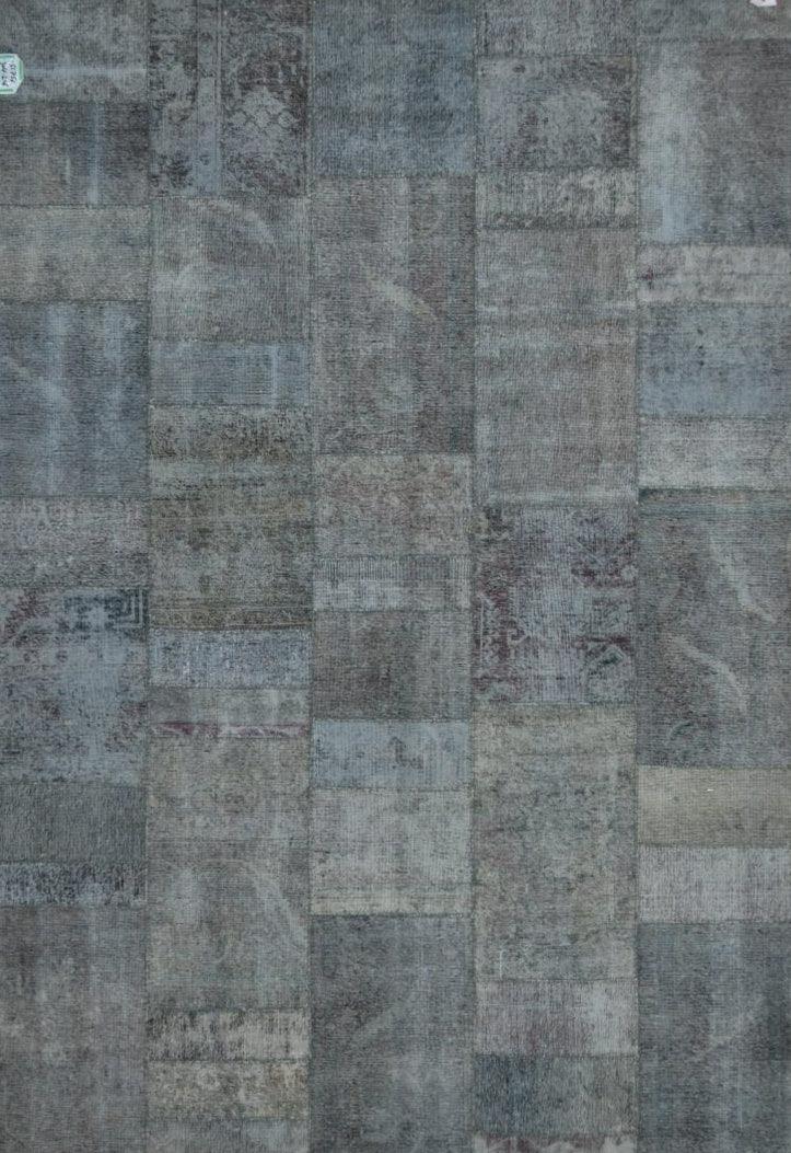 Canvello Hand - Knotted Antique Patchwork Rug - 6'8" X 9'11" - Canvello