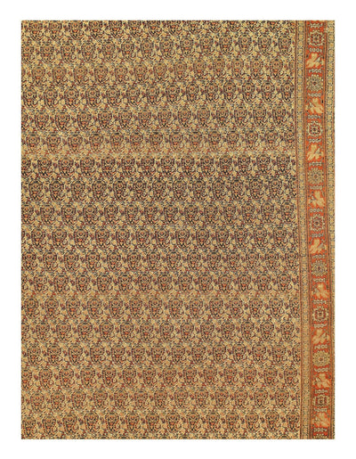 Canvello Hand - Knotted Antique Senna Rug - 4'6'' X 6'3'' - Canvello