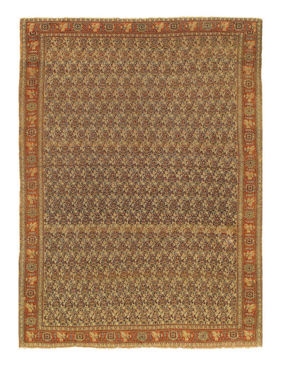 Canvello Hand - Knotted Antique Senna Rug - 4'6'' X 6'3'' - Canvello