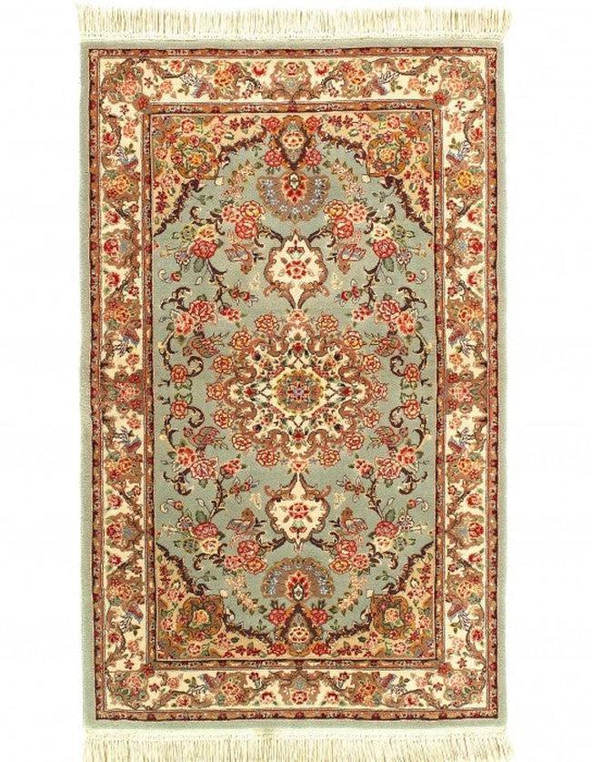 Canvello Hand Knotted Chinese Yazd Designer Rugs - 3'1'' X 5'