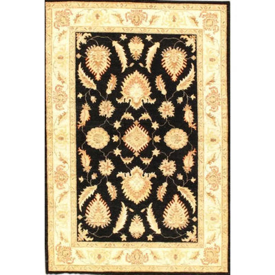 Canvello Hand - Knotted Farahan Area Rug - 4'2" X 6'1" - Canvello