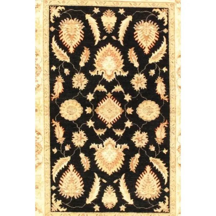 Canvello Hand - Knotted Farahan Area Rug - 4'2" X 6'1" - Canvello