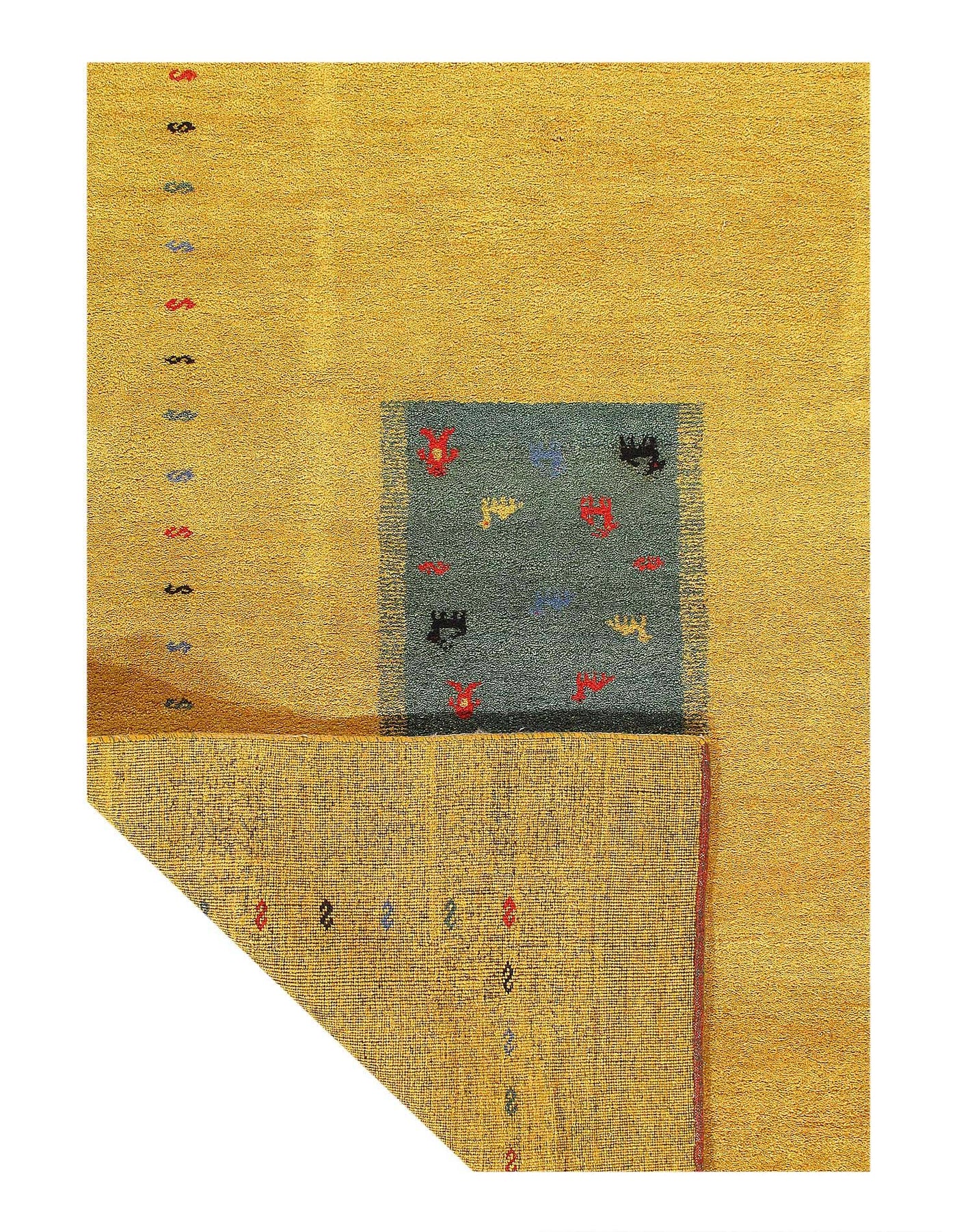 Gabbeh Gold Rugs Hand-Knotted Gabbeh Gold area rug – Canvello