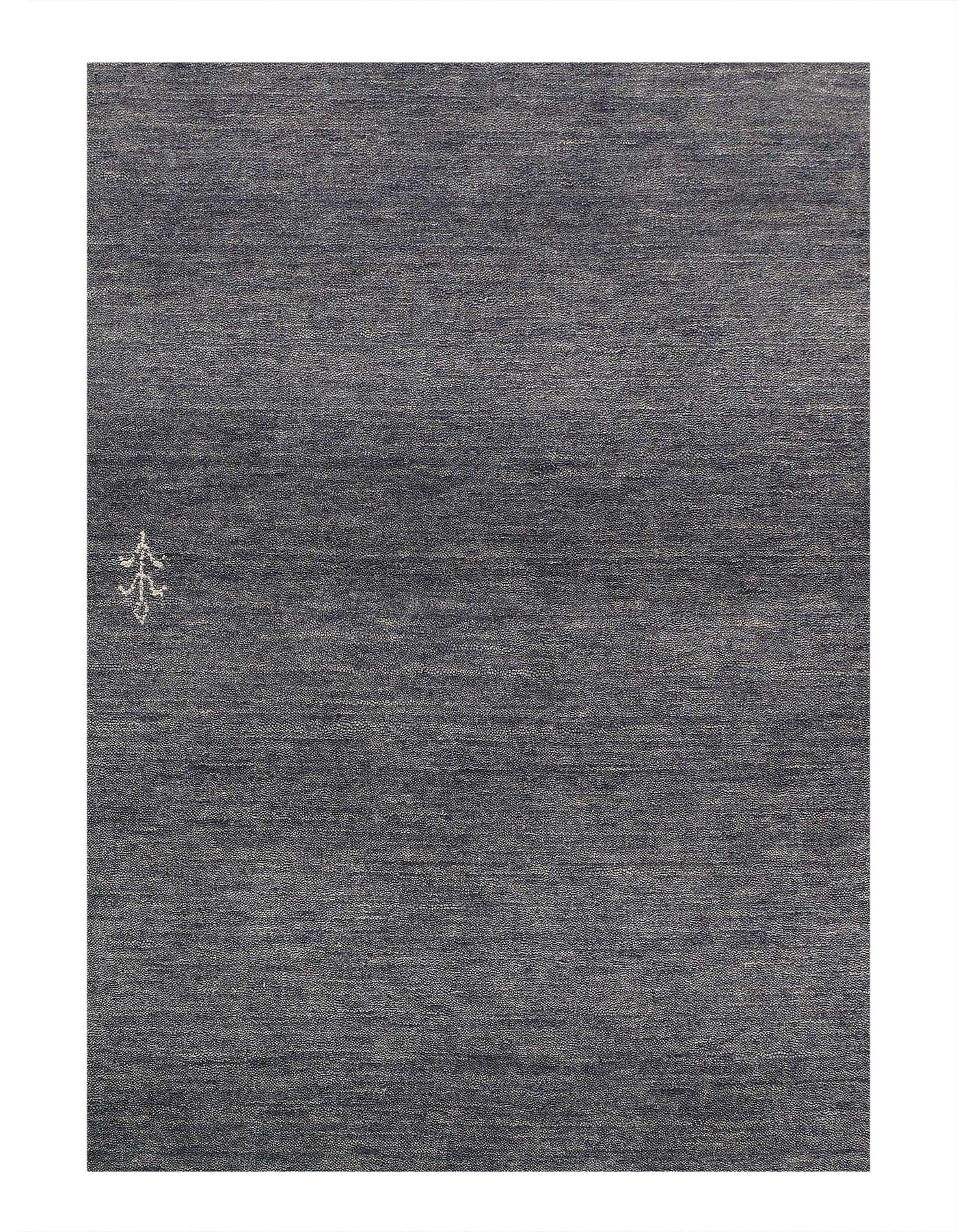 Canvello Hand - Knotted Gabbeh Grey Runner Rug - 2'7'' X 8' - Canvello