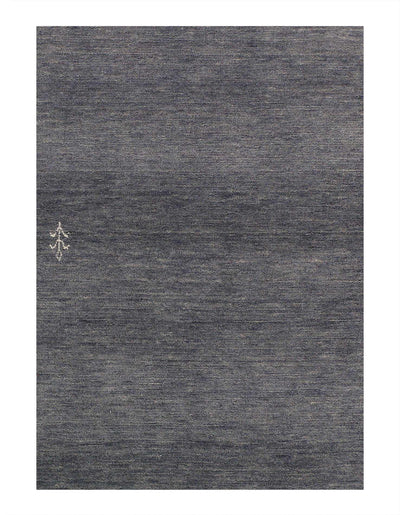 Canvello Hand - Knotted Gabbeh Grey Runner Rug - 2'7'' X 8' - Canvello