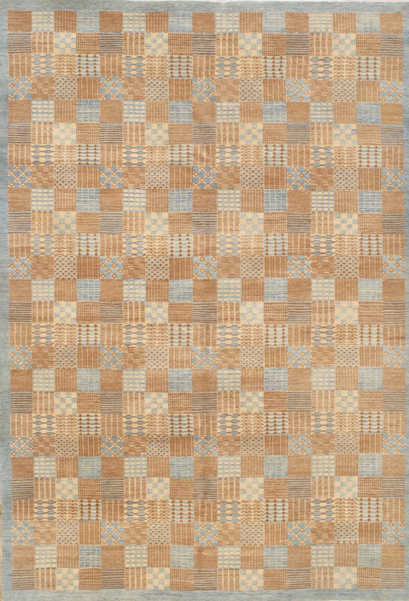 Hand-Knotted Modern Area Rug - 6'2" x 9'