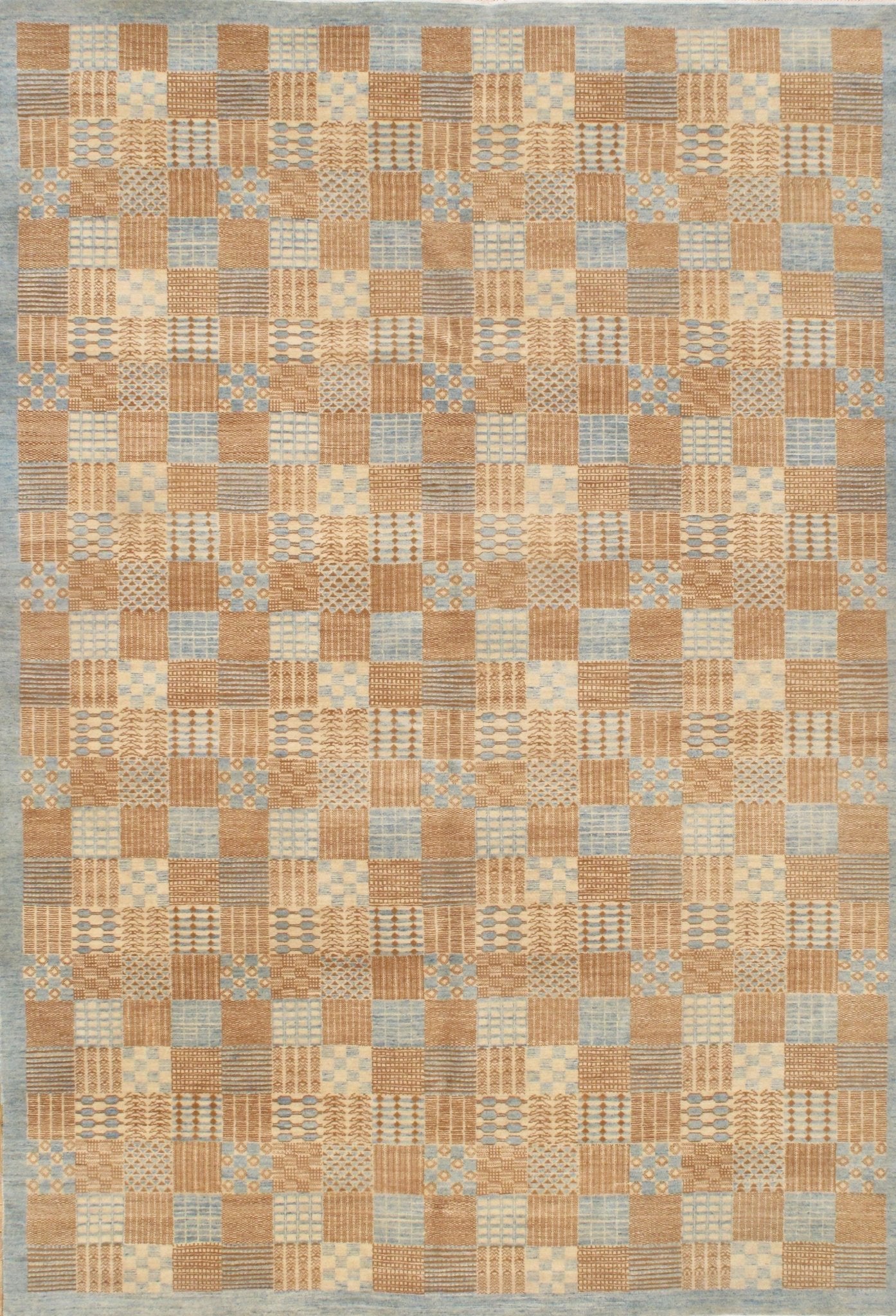 Canvello Hand - Knotted Modern Area Rug - 6'2" x 9' - Canvello