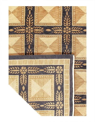 Canvello Hand - Knotted Modern Art Deco Rug - 8'2'' X 9'11'' - Canvello