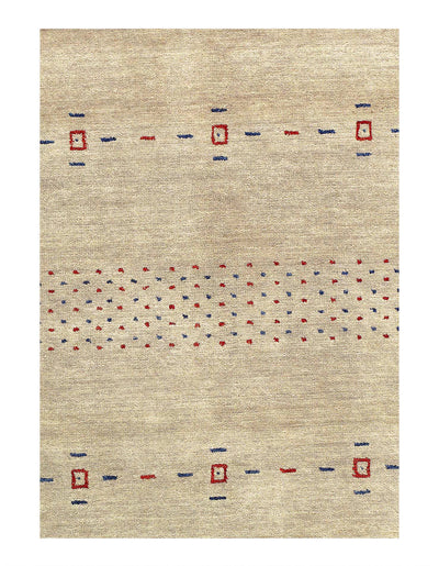 Canvello Hand Knotted Modern Gabbeh Rugs - 7'9'' X 9'11'' - Canvello