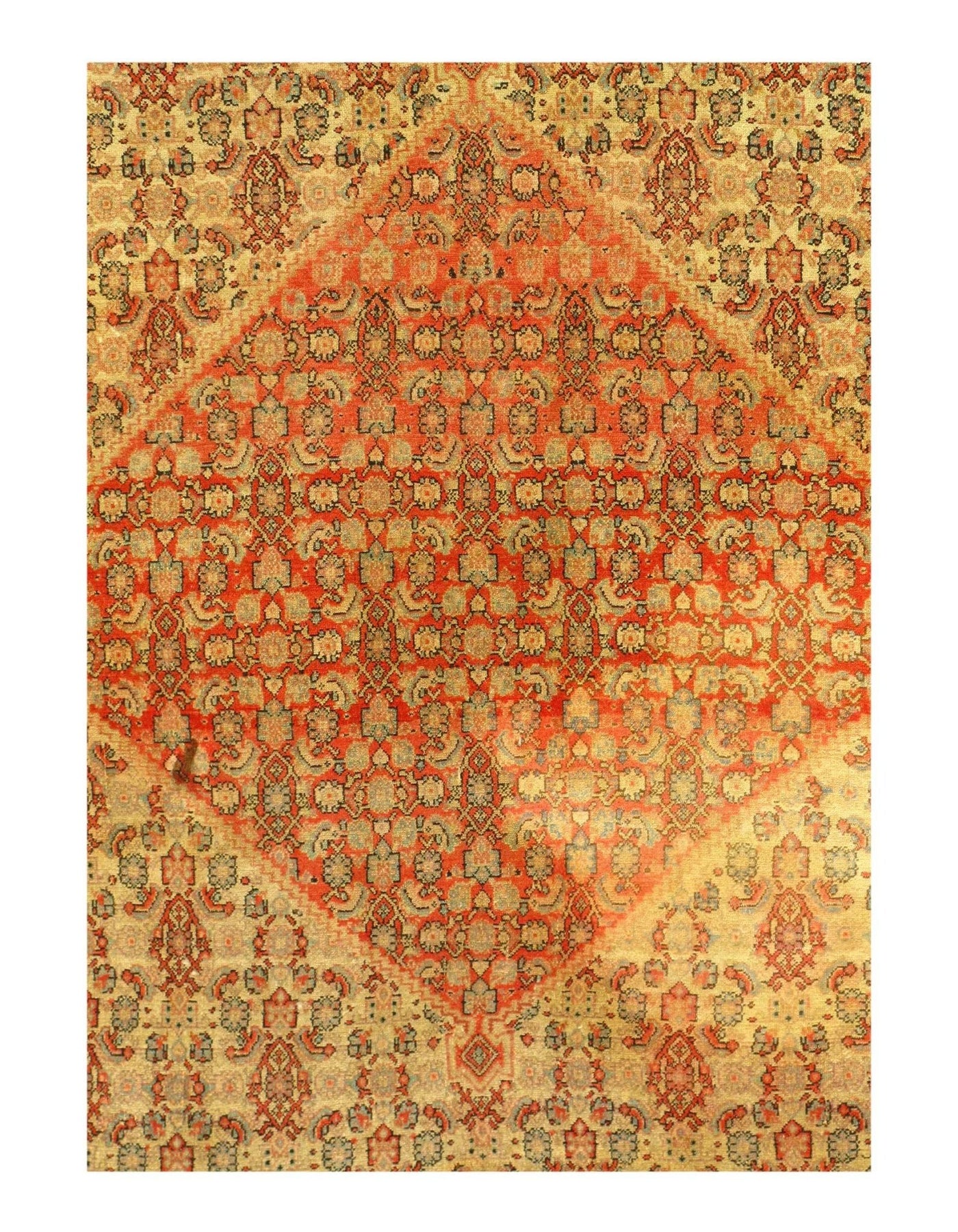 Canvello Hand Knotted Modern Silkroad Rug - 4'4'' X 6'6'' - Canvello