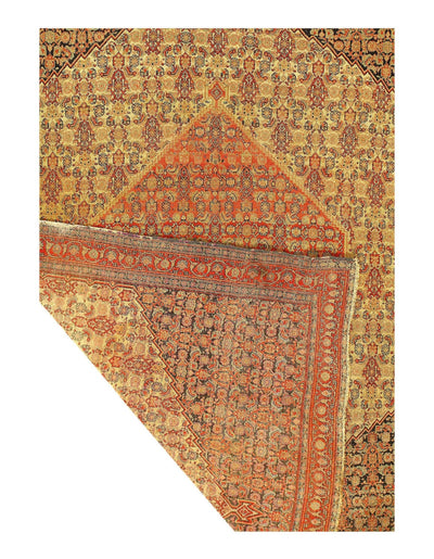 Canvello Hand Knotted Modern Silkroad Rug - 4'4'' X 6'6'' - Canvello