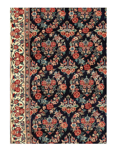 Canvello Hand Knotted Pak Tabriz Rug - 4'1" x 6'1" - Canvello