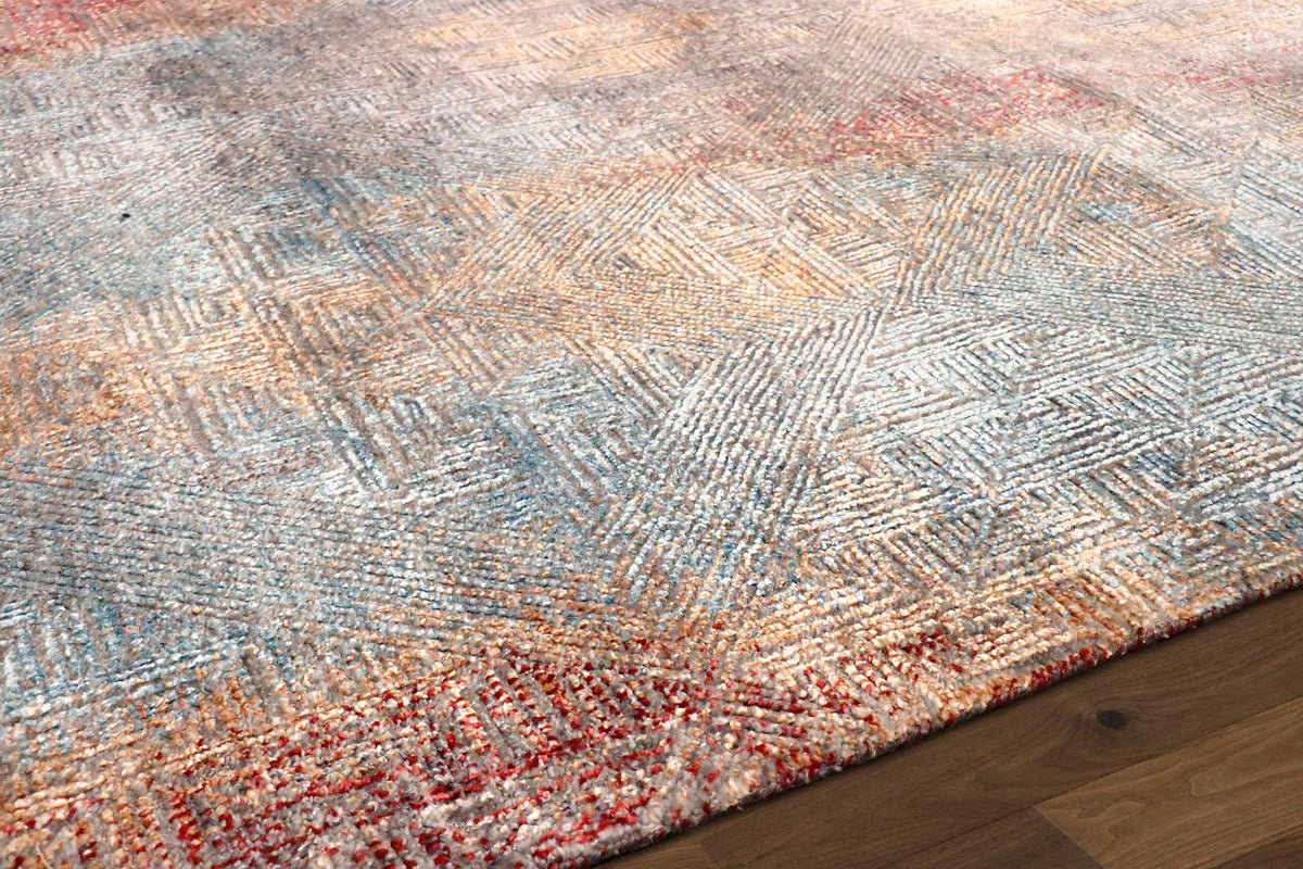 Canvello Hand - Knotted Silk Farmhouse Area Rug - 8' X 10'4" - Canvello