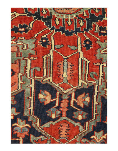 Canvello Hand Knotted Silkroad Antique Serapi Rugs - 10'2'' X 15' - Canvello