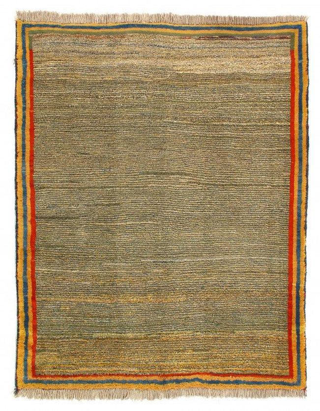 Canvello Hand Knotted Silkroad Gabbeh Rug - 5'3'' X 6'5'' - Canvello