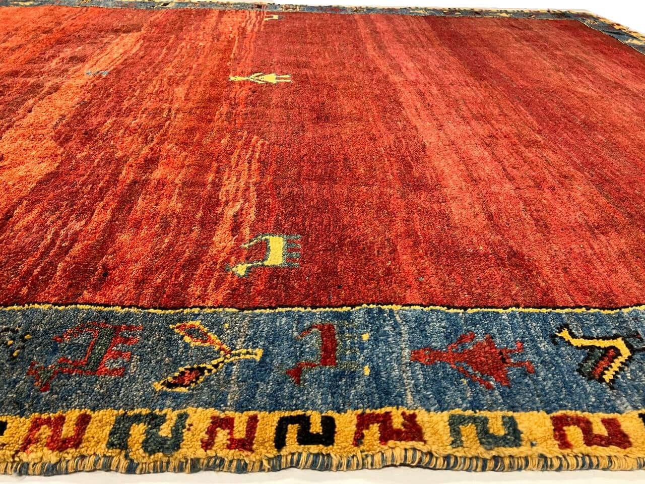 Canvello Hand - Knotted Silkroad Gabbeh Rug - 7'8'' X 9'11'' - Canvello