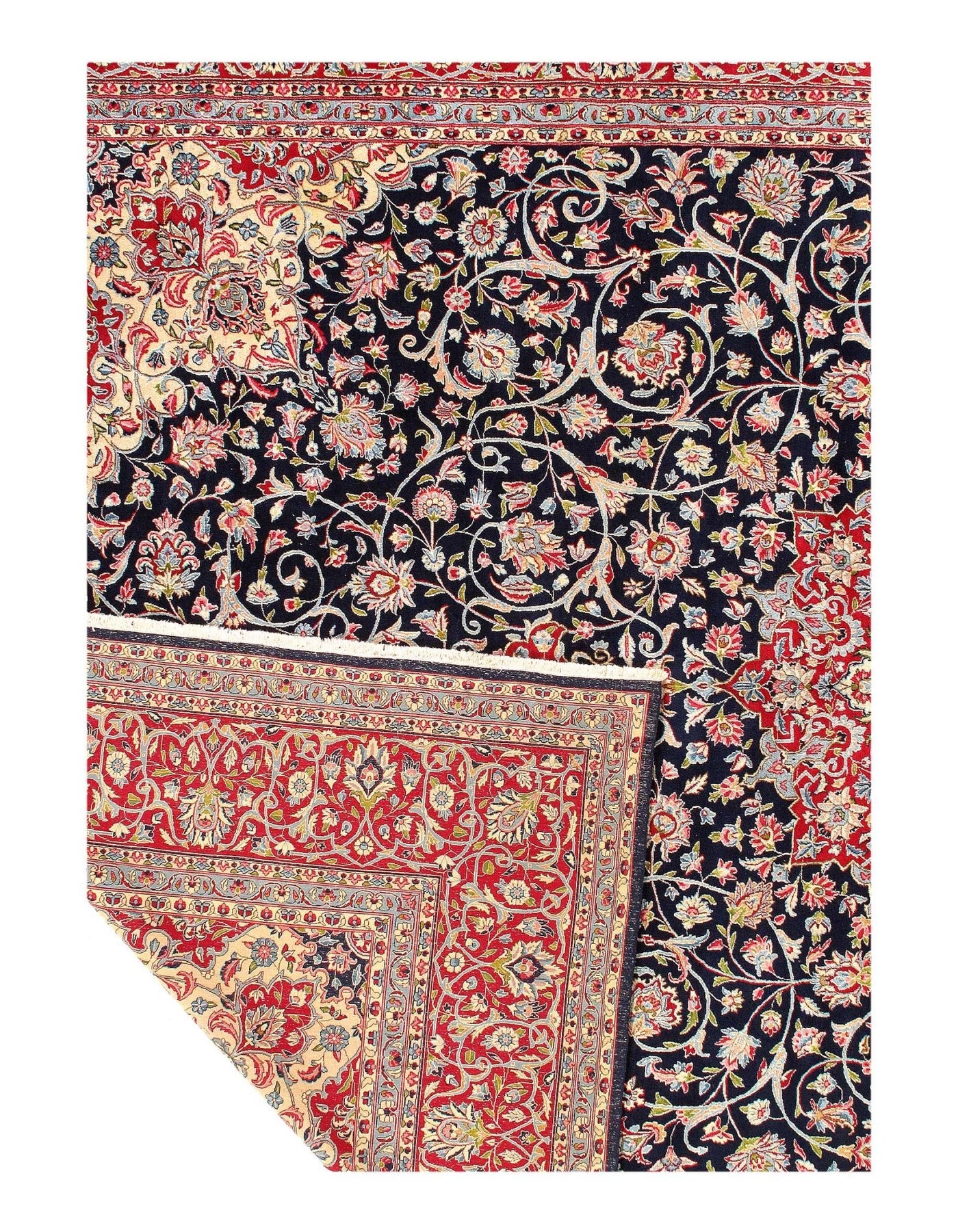 Canvello Hand Knotted Silkroad Kerman Rug - 11'5'' X 17'2'' - Canvello