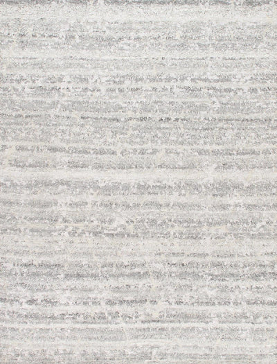 Canvello Hand-Knotted Silver Wool Area Rug- 8' X 10'