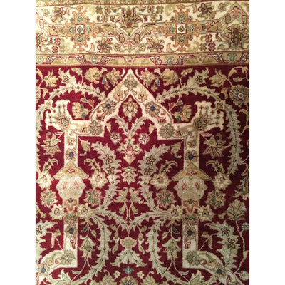 Hand Knotted Tabriz Rug - 4' x 6'