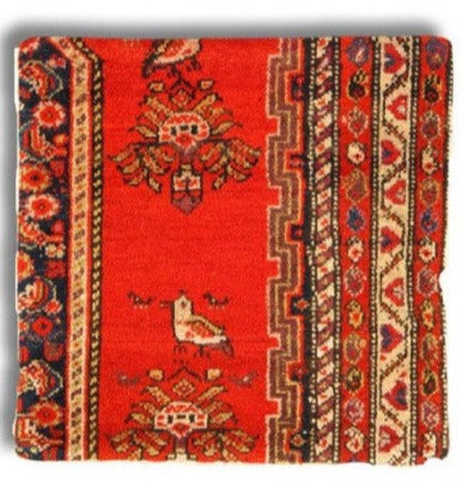 Canvello Hand Knotted Vintage Farahan Rug Pillow - 20"X20" - Canvello