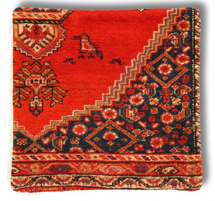 Canvello Hand Knotted Vintage Farahan Rug Pillow - 20"X20" - Canvello