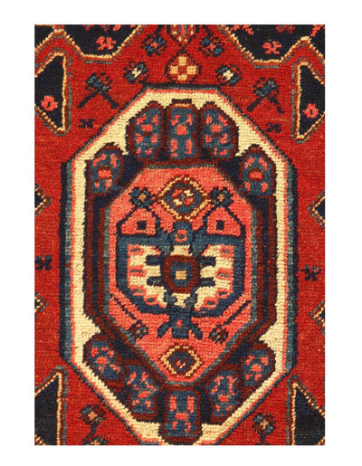 Canvello Hand - Knotted Vintage Kurdish Rug - 3'11'' X 6' - Canvello