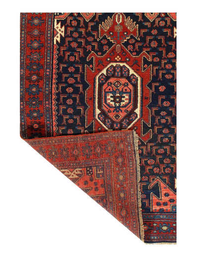 Canvello Hand - Knotted Vintage Kurdish Rug - 3'11'' X 6' - Canvello