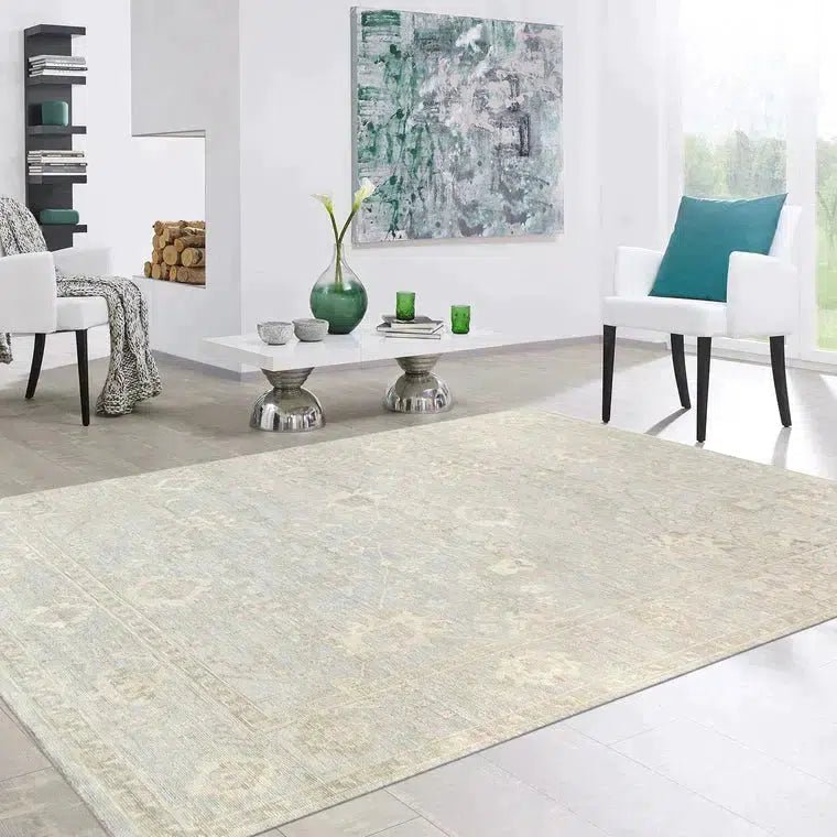 Canvello Hand - Knotted Wool Oushak Rug - 6'1" X 9'1" - Canvello