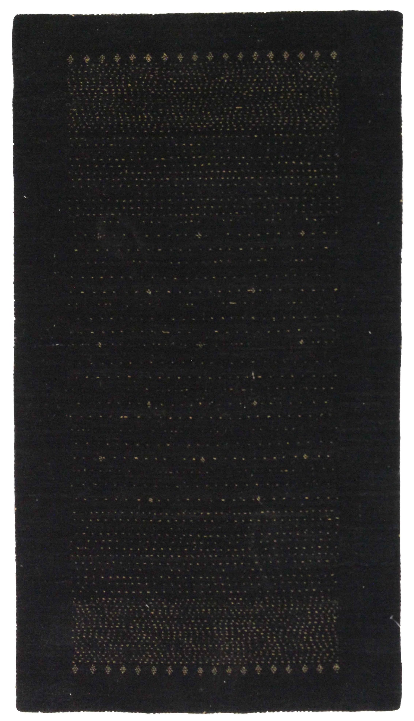 Canvello Hand Loom Modern All Over Indo Gabbeh Rug - 2'11'' X 5'4''