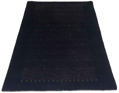Canvello Hand Loom Modern All Over Indo Gabbeh Rug - 2'11'' X 5'4''