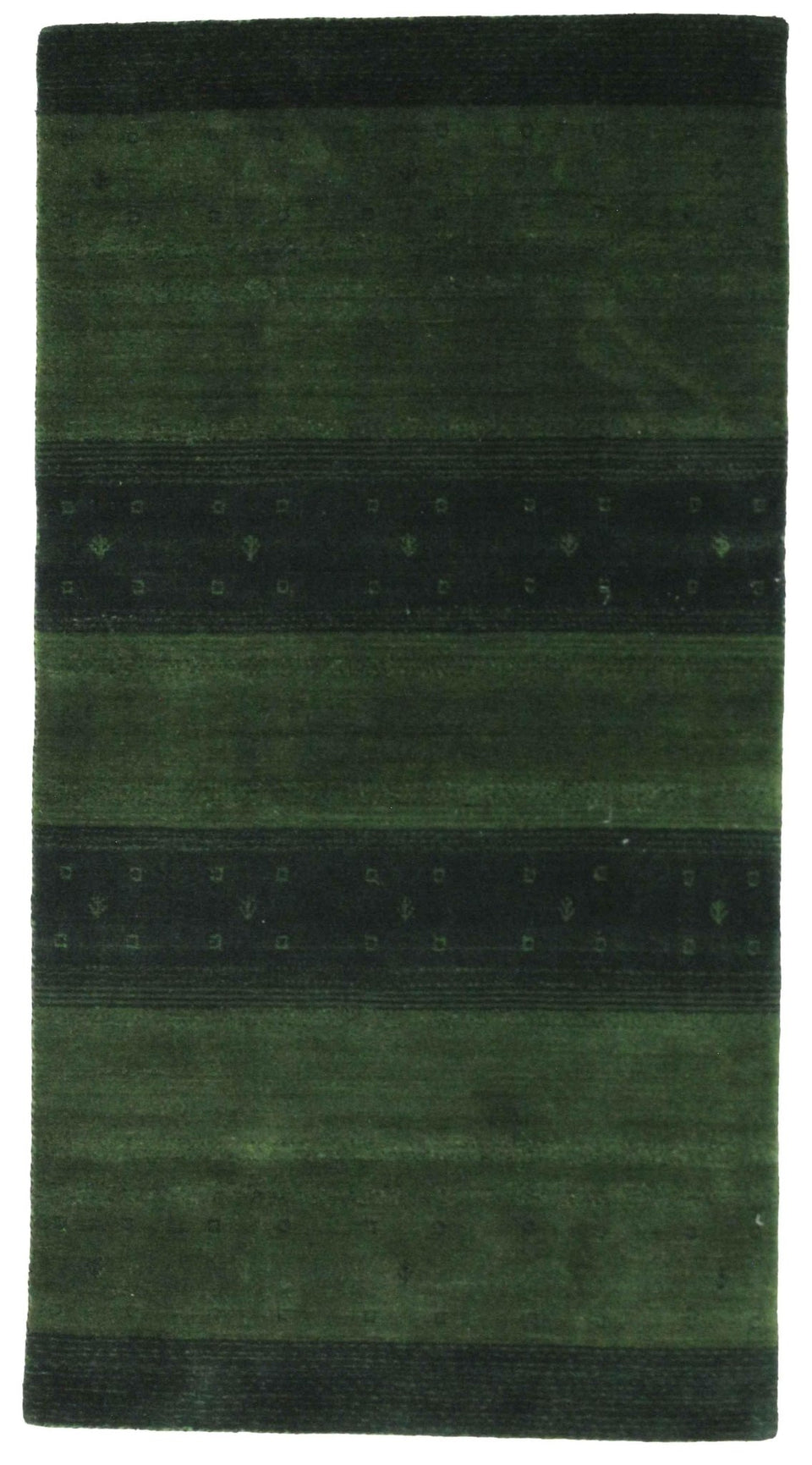 Canvello Hand Loom Modern All Over Indo Gabbeh Rug - 2'10'' X 5'4''