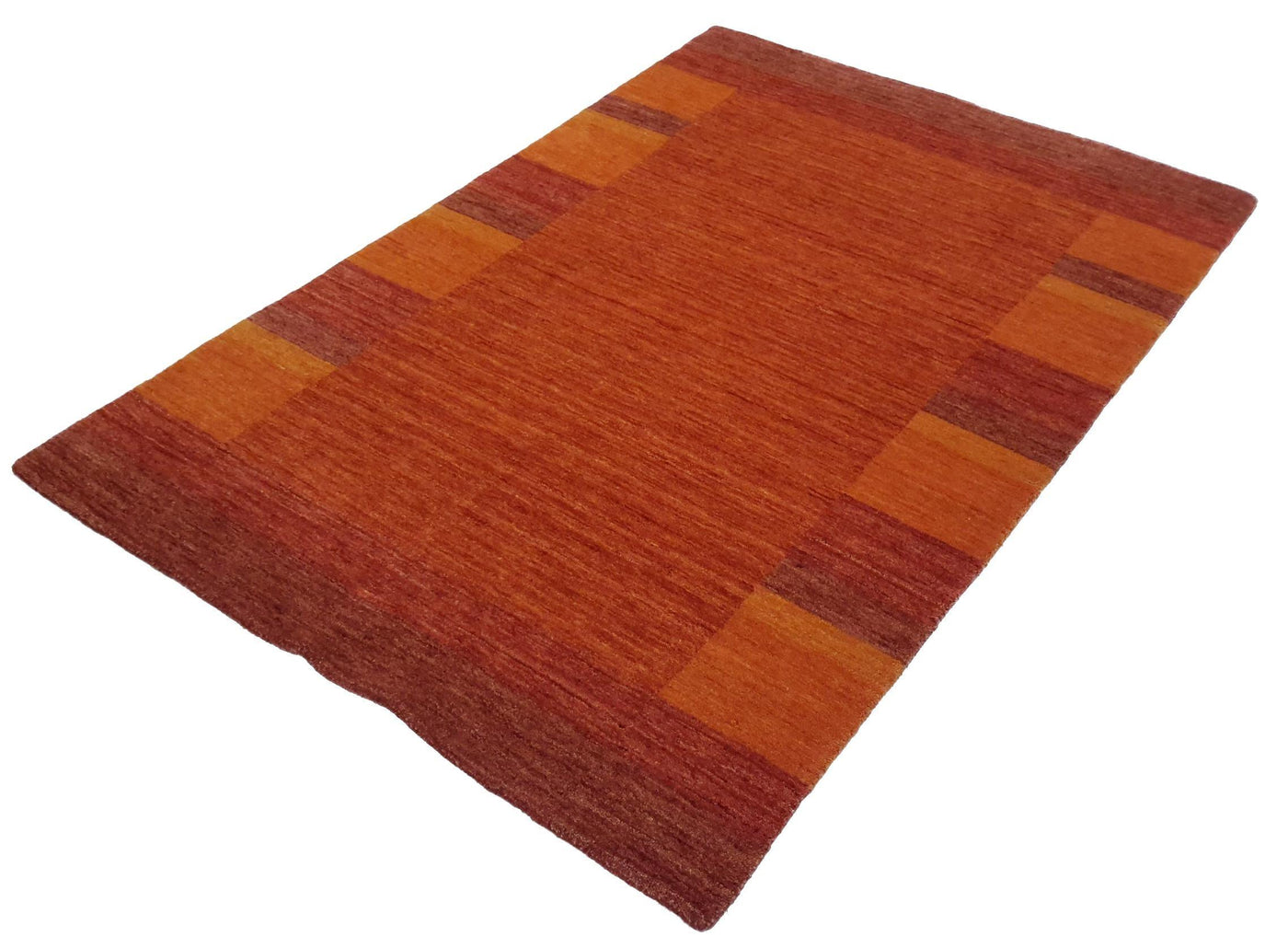 Canvello Hand Loom Modern All Over Indo Gabbeh Rug - 4'0'' X 5'11''
