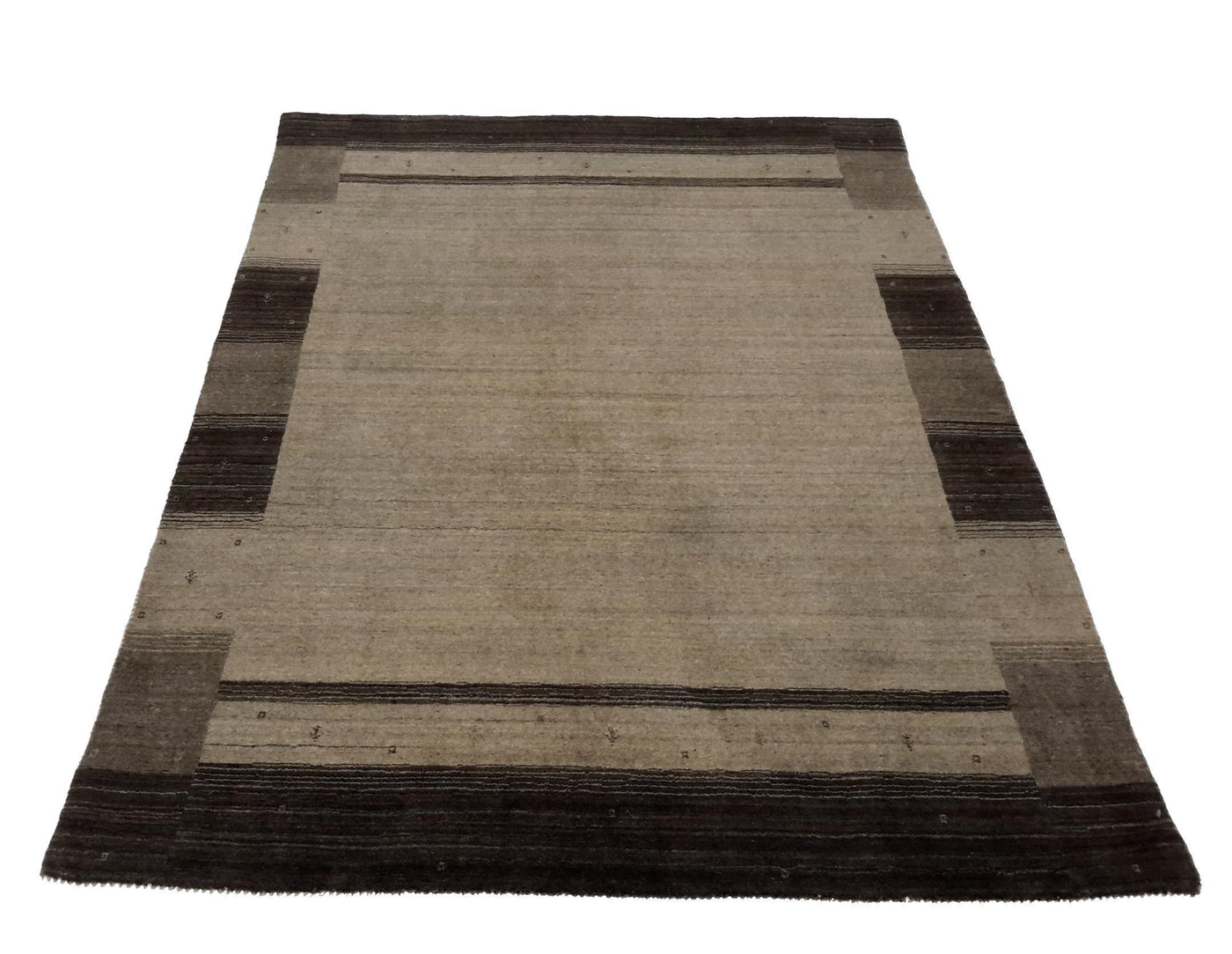 Canvello Hand Loom Modern All Over Indo Gabbeh Rug - 4'7'' X 6'7''